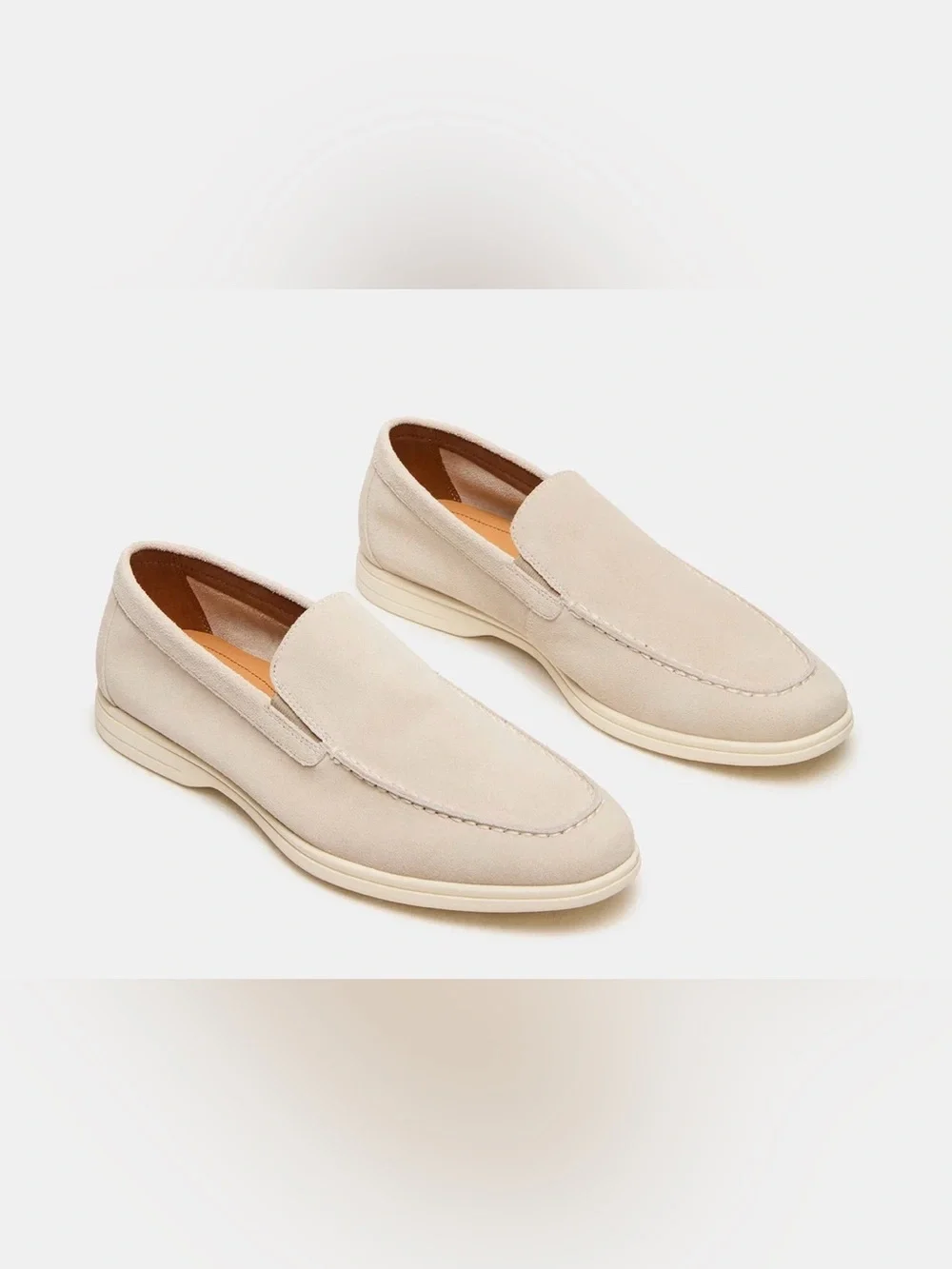 NIB [Steve Madden] Linux Slip-On Loafer Shoes Beige Suede Men’s Multiple Sizes